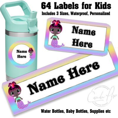 Name Labels for Kids Supplies